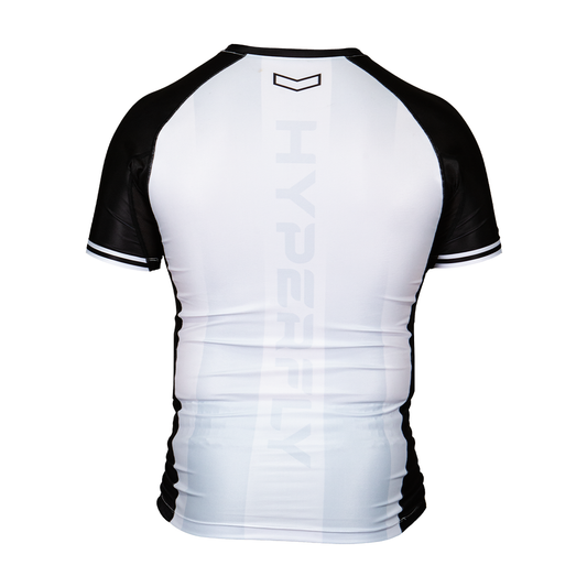 Core Ranked Rash Guard White