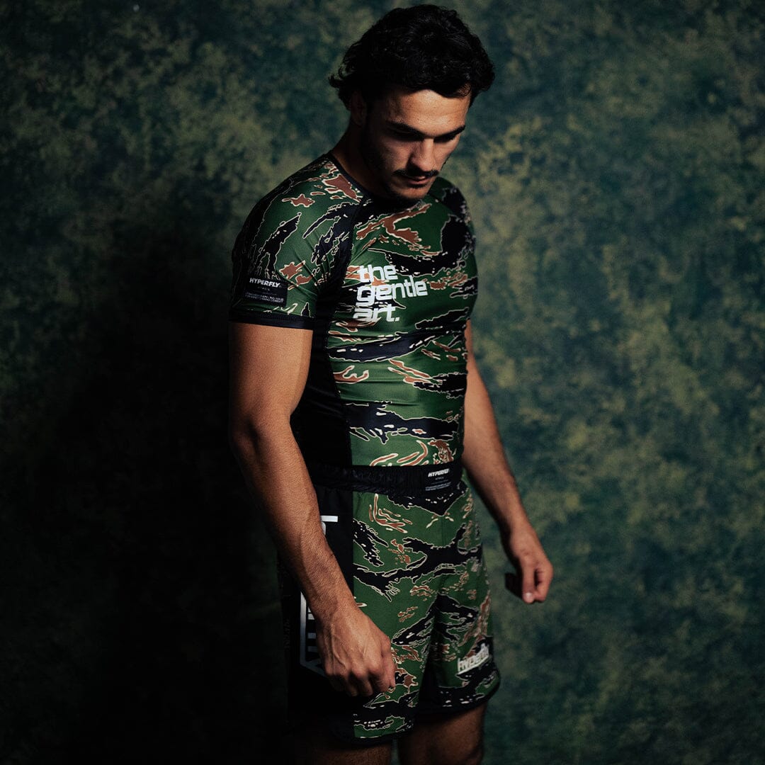 TIGER CAMO RASH GUARD